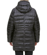 Windsor Faux Parka Plus Size Black